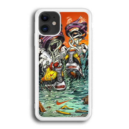 Nike Form of Art Noise iPhone 12 Case-Oxvistore