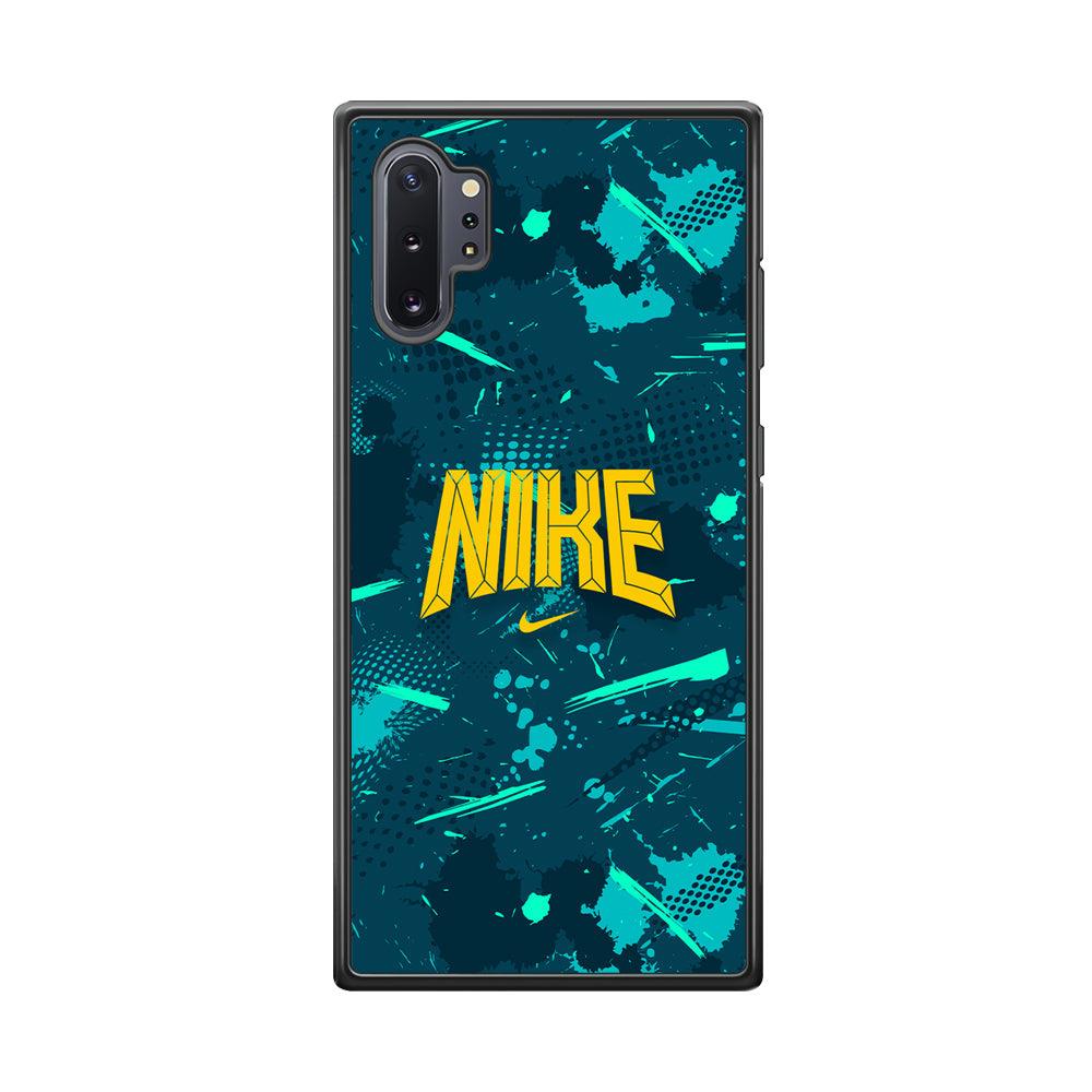Nike Freedom Vibes Samsung Galaxy Note 10 Plus Case-Rubber Black (2D Case)-Oxvistore