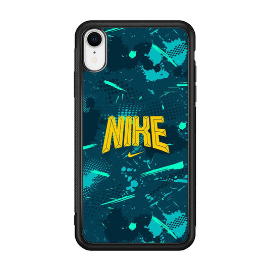 Nike Freedom Vibes iPhone XR Case-Rubber Black (2D Case)-Oxvistore