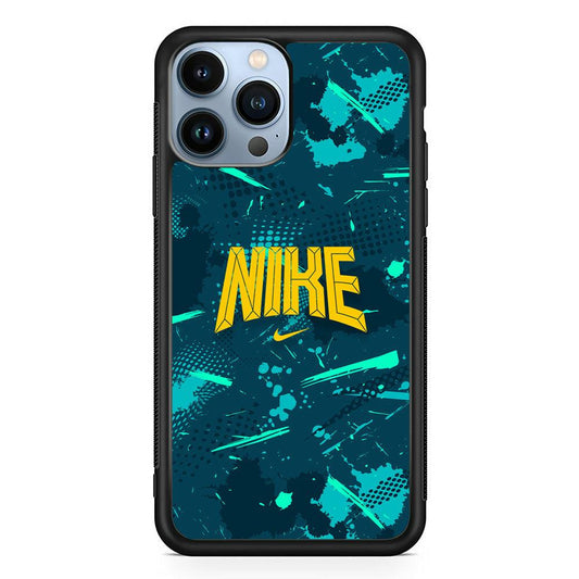 Nike Freedom Vibes iPhone 13 Pro Max Case-Rubber Black (2D Case)-Oxvistore
