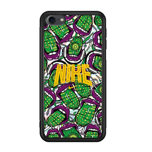 Nike Freestyle Art iPod Touch 6 Case-Rubber Black (2D Case)-Oxvistore