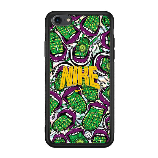 Nike Freestyle Art iPhone 7 Case-Rubber Black (2D Case)-Oxvistore