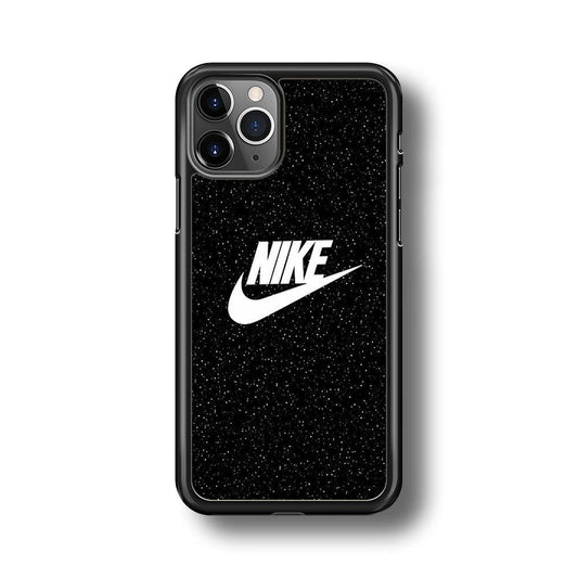 Nike Glitter Night iPhone 11 Pro Max Case-Rubber Black (2D Case)-Oxvistore