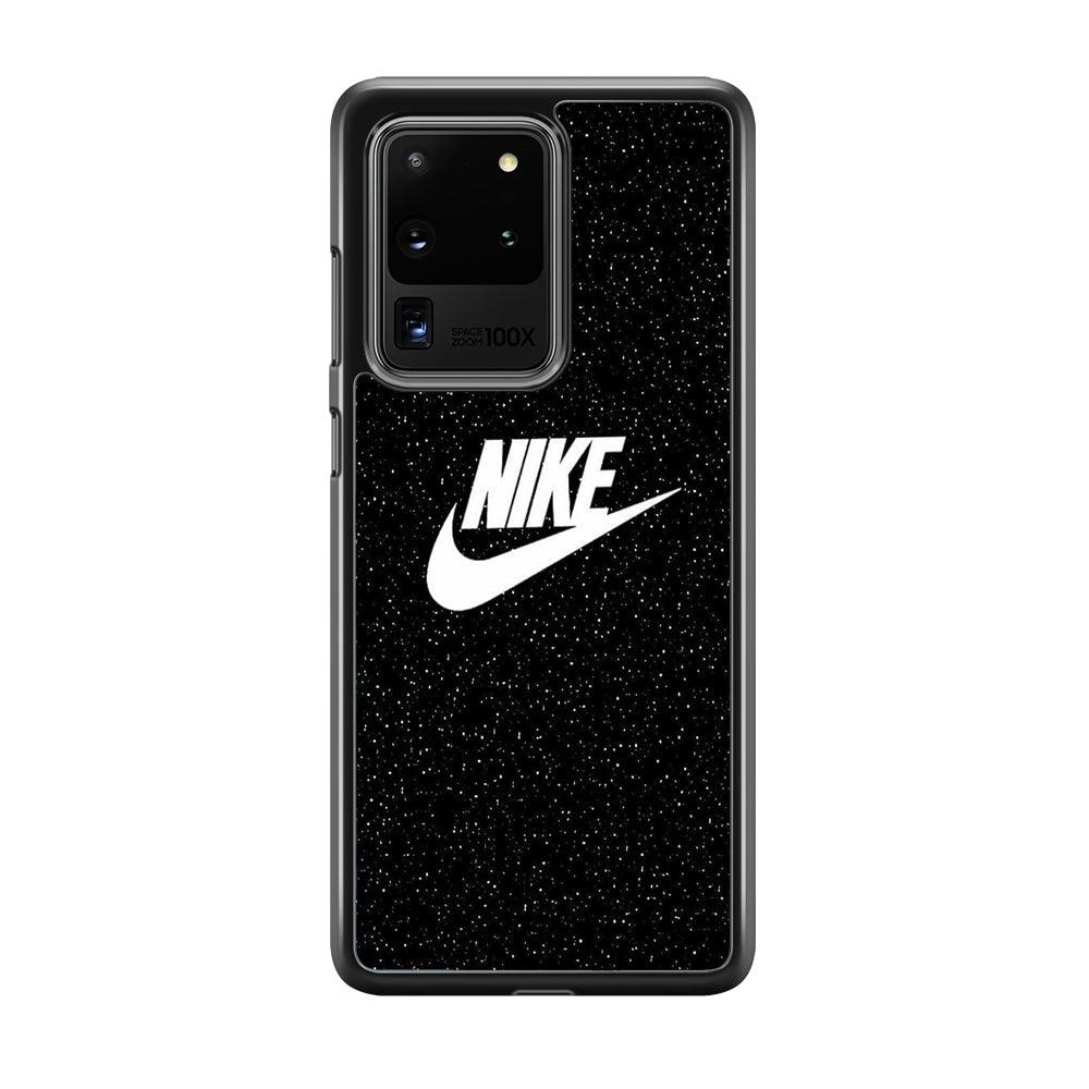 Nike Glitter Night Samsung Galaxy S20 Ultra Case-Rubber Black (2D Case)-Oxvistore