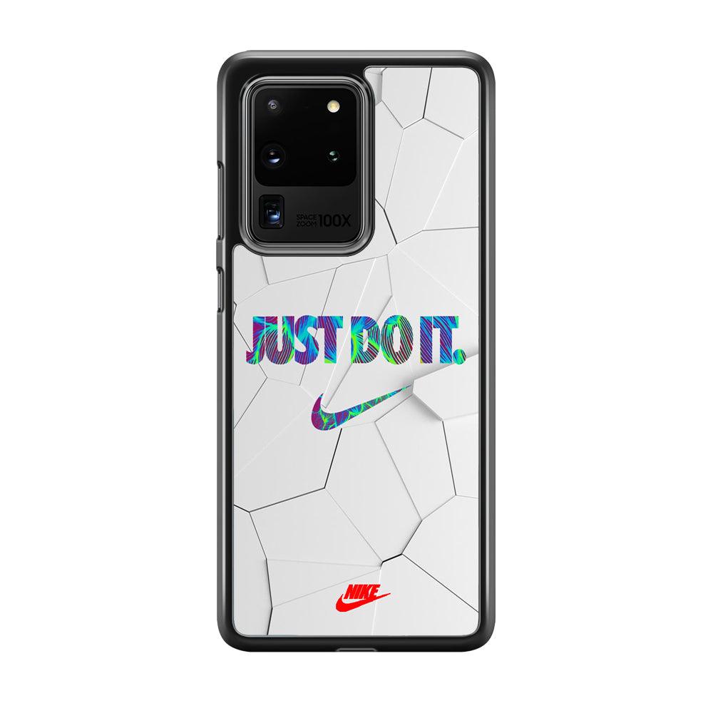 Nike Glowing Inside Samsung Galaxy S20 Ultra Case-Rubber Black (2D Case)-Oxvistore