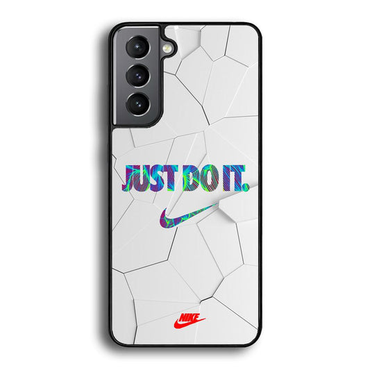 Nike Glowing Inside Samsung Galaxy S22 Case-Rubber Black (2D Case)-Oxvistore