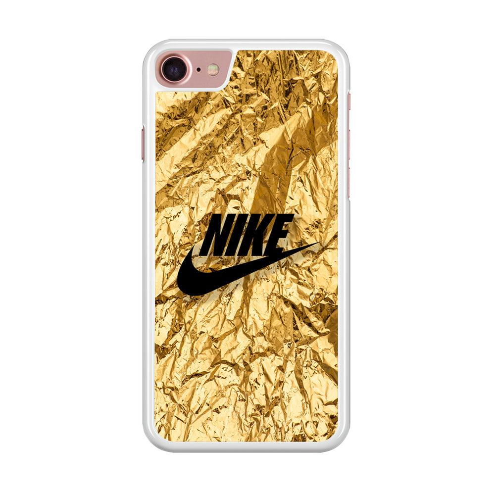 Nike Gold Paper iPhone 8 Case-Oxvistore