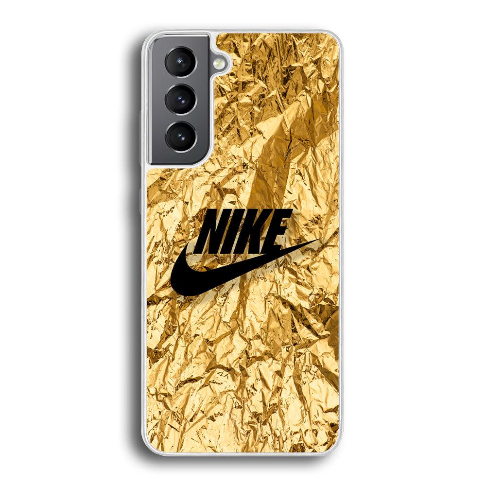 Nike Gold Paper Samsung Galaxy S21 Plus Case-Oxvistore