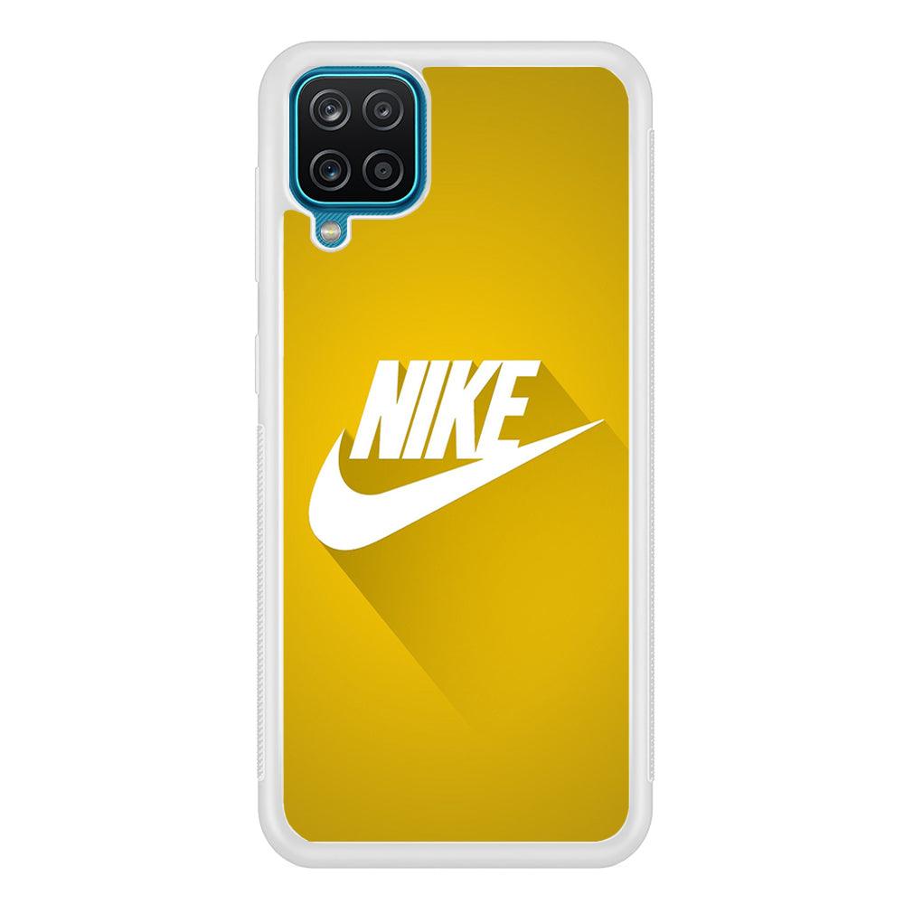 Nike Gold Shadow Samsung Galaxy A12 Case-Oxvistore