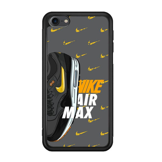 Nike Golden of Air Max iPod Touch 6 Case-Rubber Black (2D Case)-Oxvistore