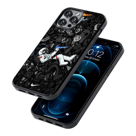 Nike Graffiti Astronaut 2D Rubber Phone Case