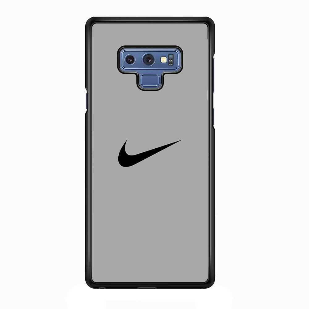 Nike Gray Full Samsung Galaxy Note 9 Case-Rubber Black (2D Case)-Oxvistore