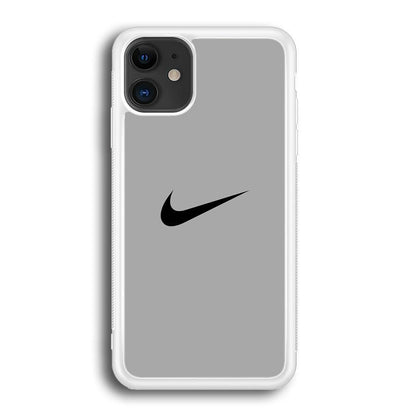 Nike Gray Full iPhone 12 Case-Oxvistore