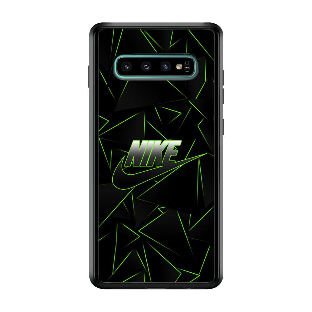 Nike Green Laser Point Samsung Galaxy S10 Plus Case-Oxvistore