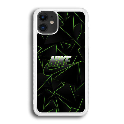 Nike Green Laser Point iPhone 12 Case-Oxvistore