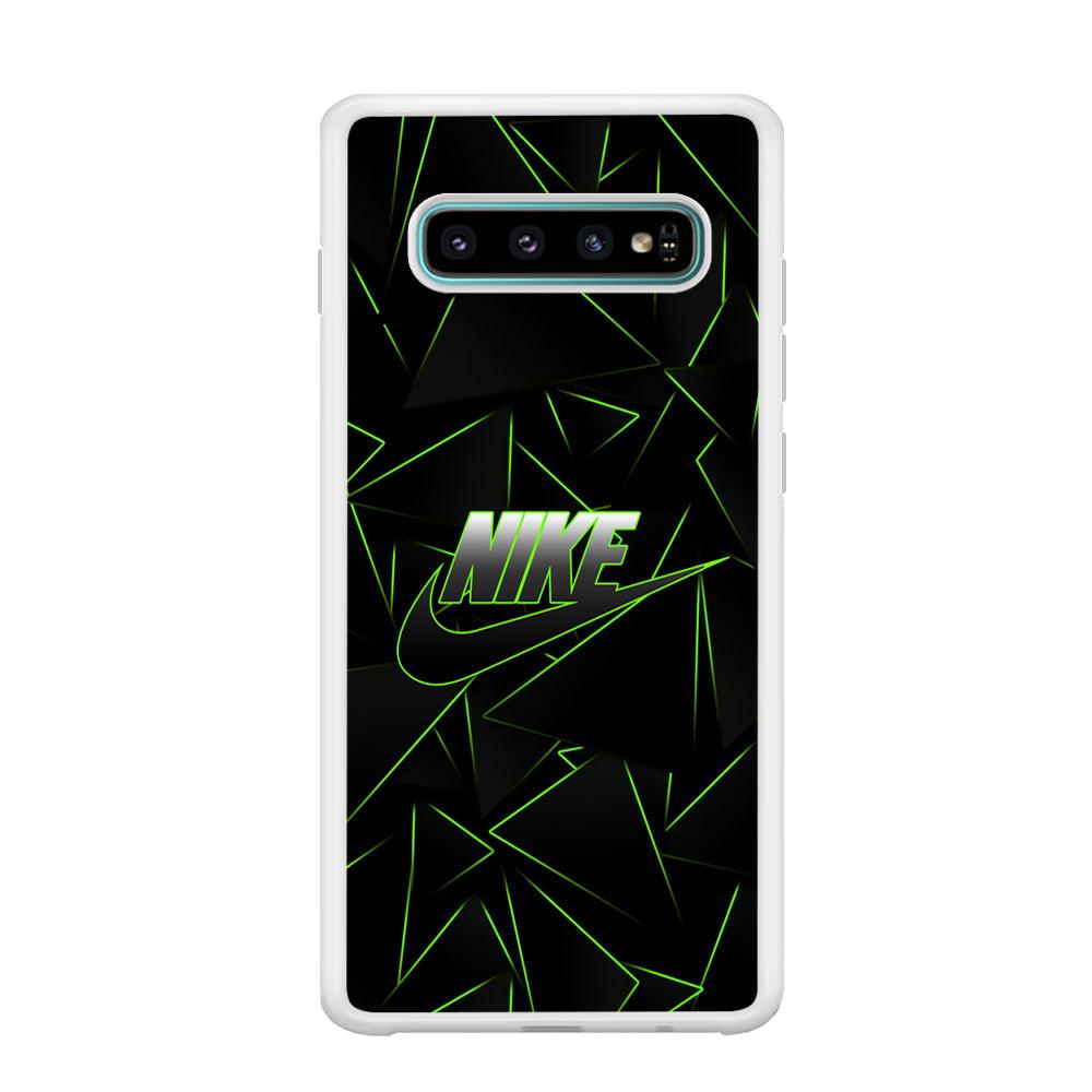 Nike Green Laser Point Samsung Galaxy S10 Plus Case-Oxvistore