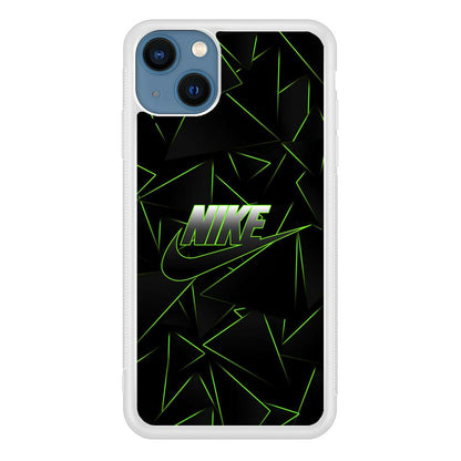 Nike Green Laser Point iPhone 13 Case-Oxvistore