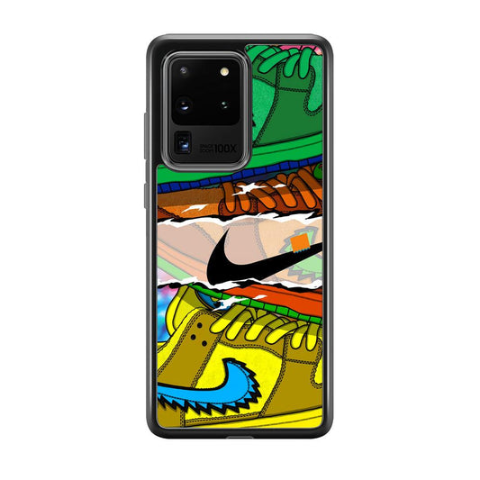 Nike Hippie Velvet Samsung Galaxy S20 Ultra Case-Rubber Black (2D Case)-Oxvistore