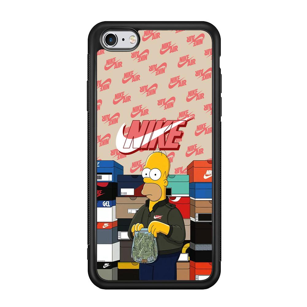 Nike Homer Spend Money iPhone 6 Plus | 6s Plus Case-Oxvistore