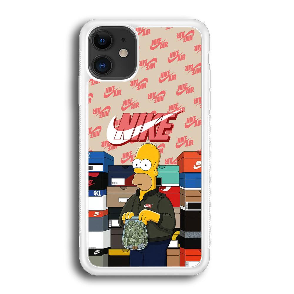 Nike Homer Spend Money iPhone 12 Case-Oxvistore