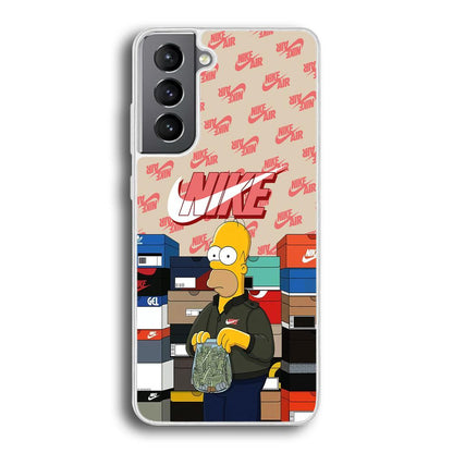 Nike Homer Spend Money Samsung Galaxy S21 Case-Oxvistore