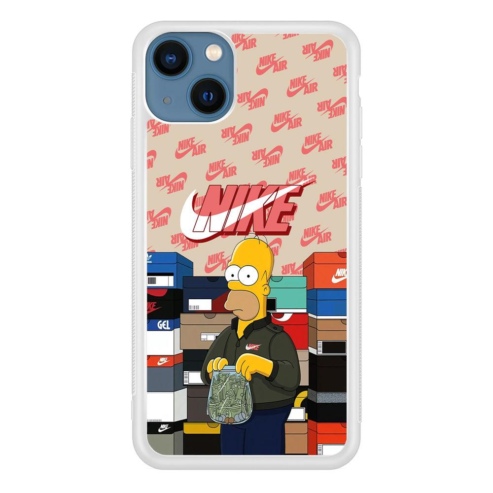 Nike Homer Spend Money iPhone 13 Case-Oxvistore