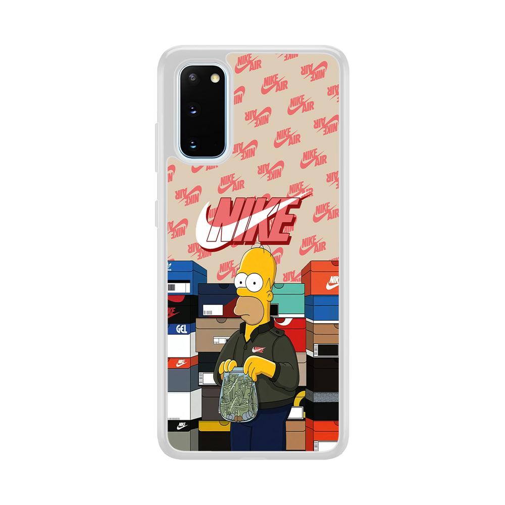 Nike Homer Spend Money Samsung Galaxy S20 Case-Oxvistore