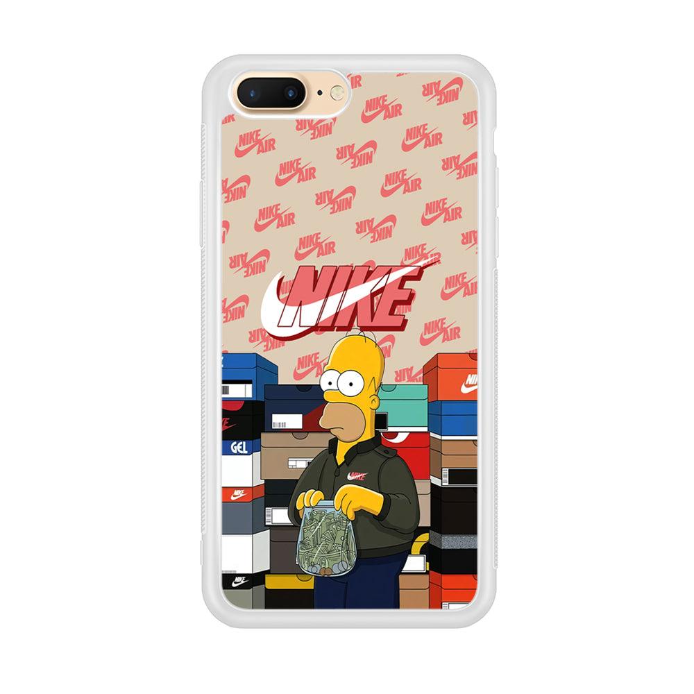 Nike Homer Spend Money iPhone 8 Plus Case-Oxvistore