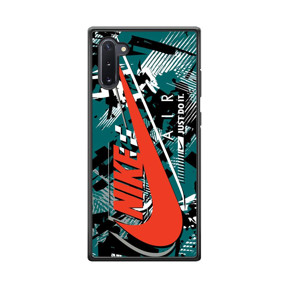 Nike Horizon Flag Samsung Galaxy Note 10 Case-Rubber Black (2D Case)-Oxvistore