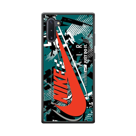 Nike Horizon Flag Samsung Galaxy Note 10 Case-Rubber Black (2D Case)-Oxvistore