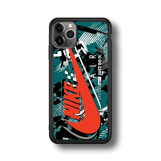 Nike Horizon Flag iPhone 11 Pro Max Case-Rubber Black (2D Case)-Oxvistore