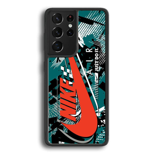 Nike Horizon Flag Samsung Galaxy S24 Ultra Case-Rubber Black (2D Case)-Oxvistore