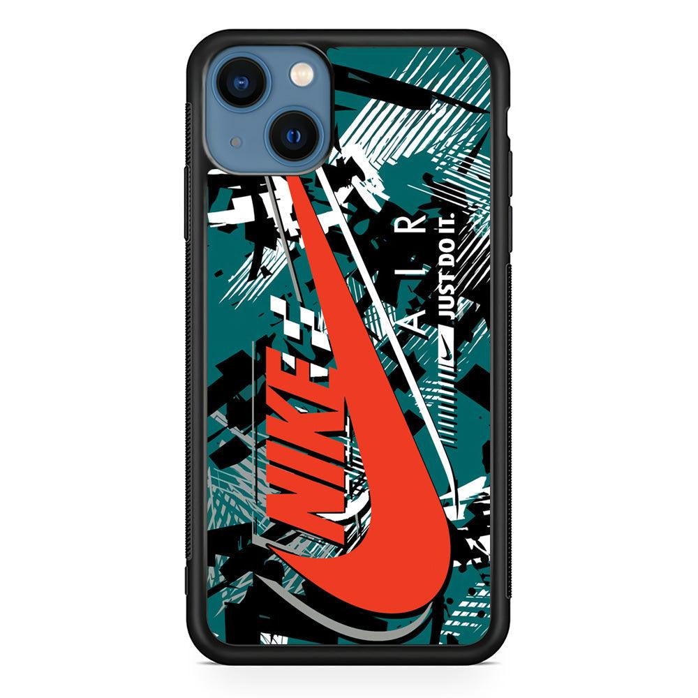 Nike Horizon Flag iPhone 15 Case-Rubber Black (2D Case)-Oxvistore