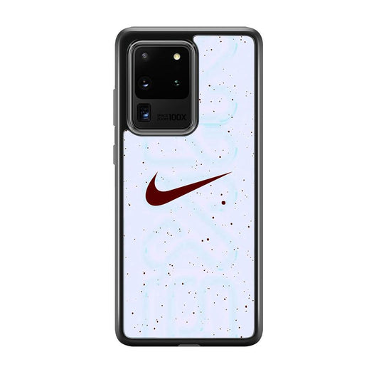 Nike Invisible Shadow Samsung Galaxy S20 Ultra Case-Rubber Black (2D Case)-Oxvistore