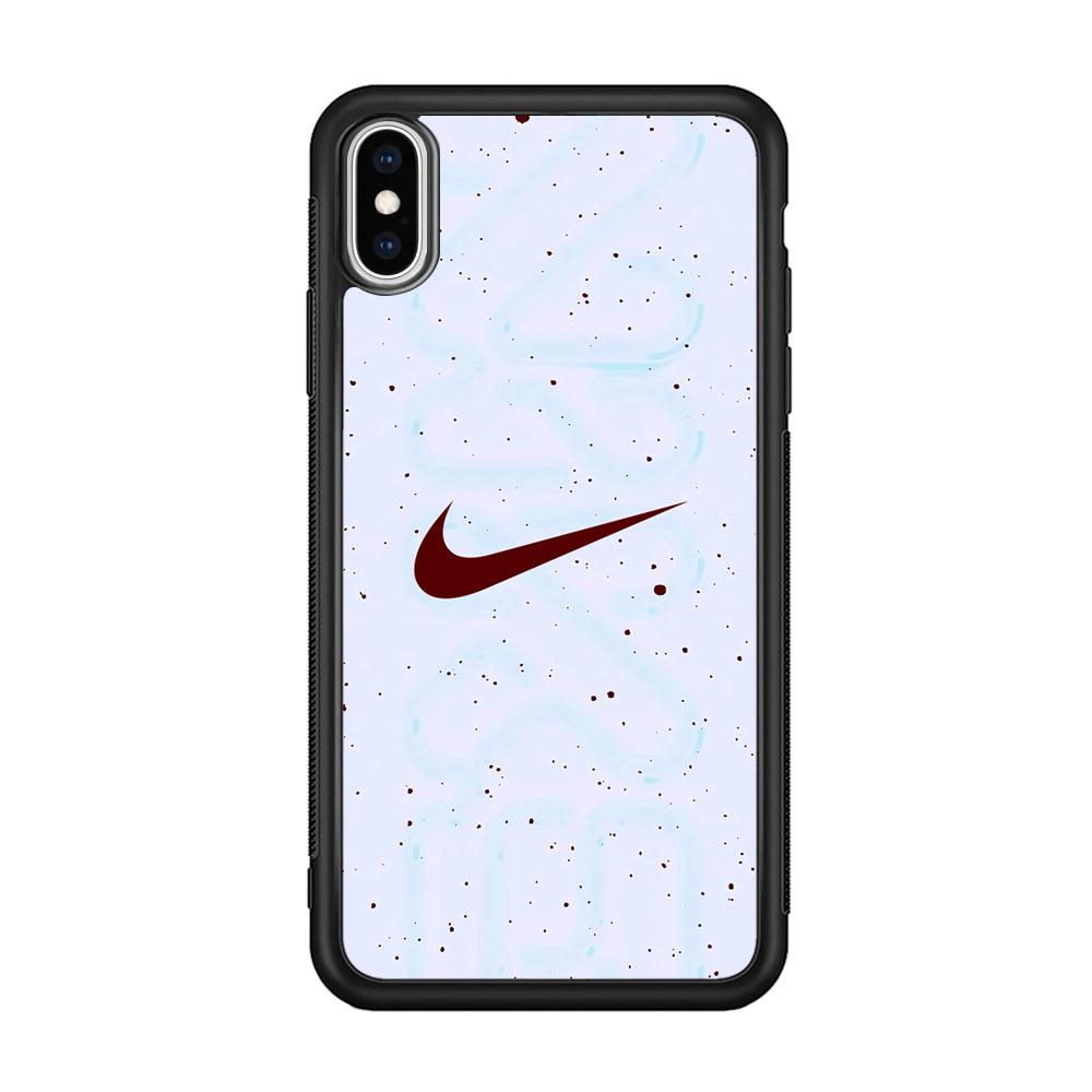 Nike Invisible Shadow iPhone X Case-Rubber Black (2D Case)-Oxvistore