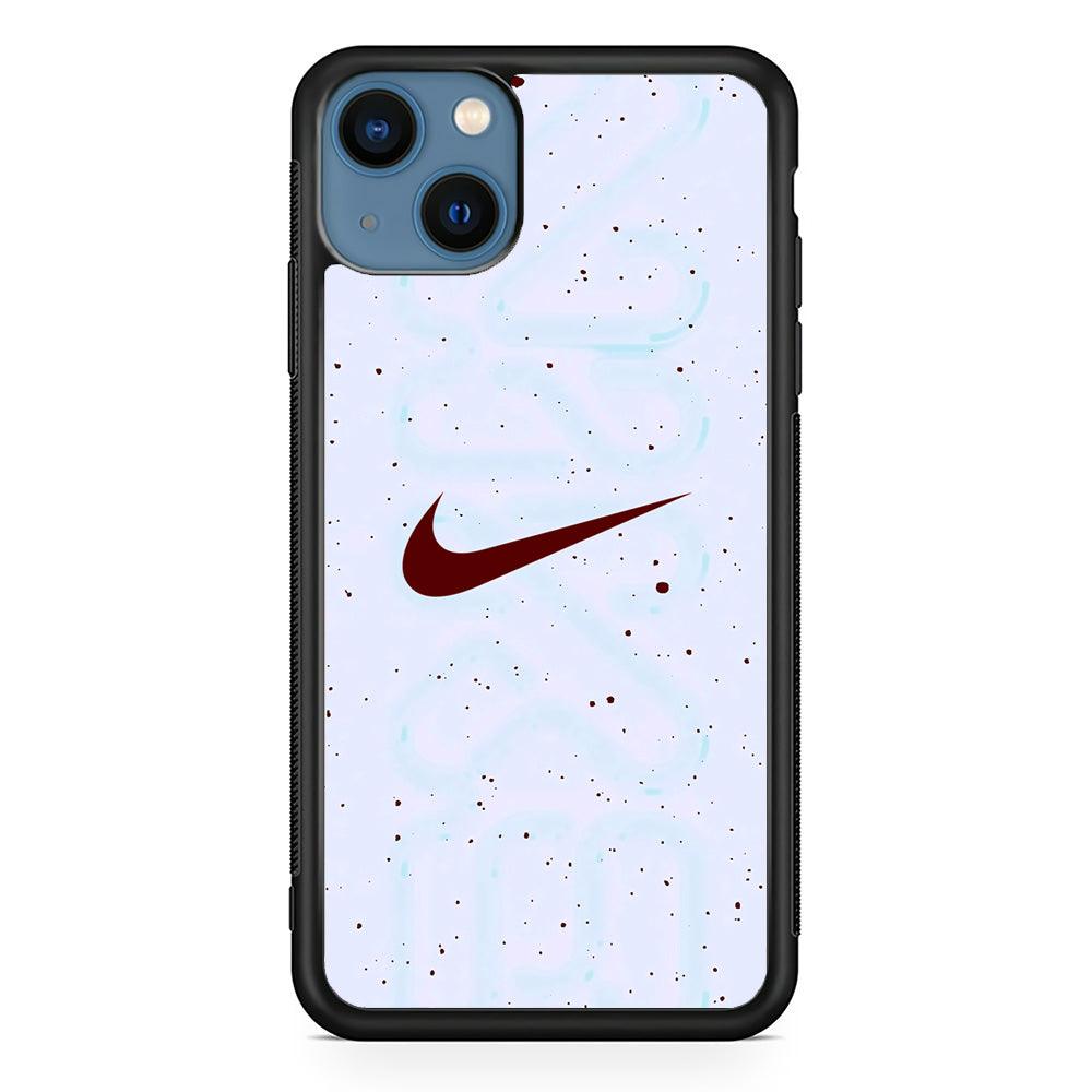 Nike Invisible Shadow iPhone 13 Case-Rubber Black (2D Case)-Oxvistore