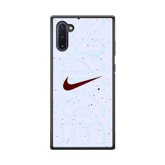 Nike Invisible Shadow Samsung Galaxy Note 10 Case-Rubber Black (2D Case)-Oxvistore