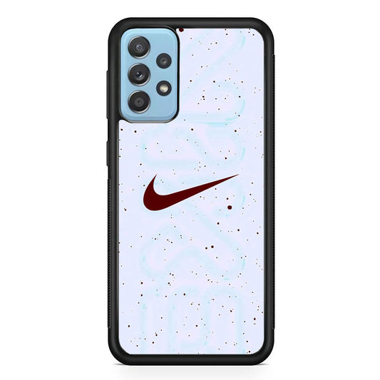 Nike Invisible Shadow Samsung Galaxy A72 Case-Rubber Black (2D Case)-Oxvistore