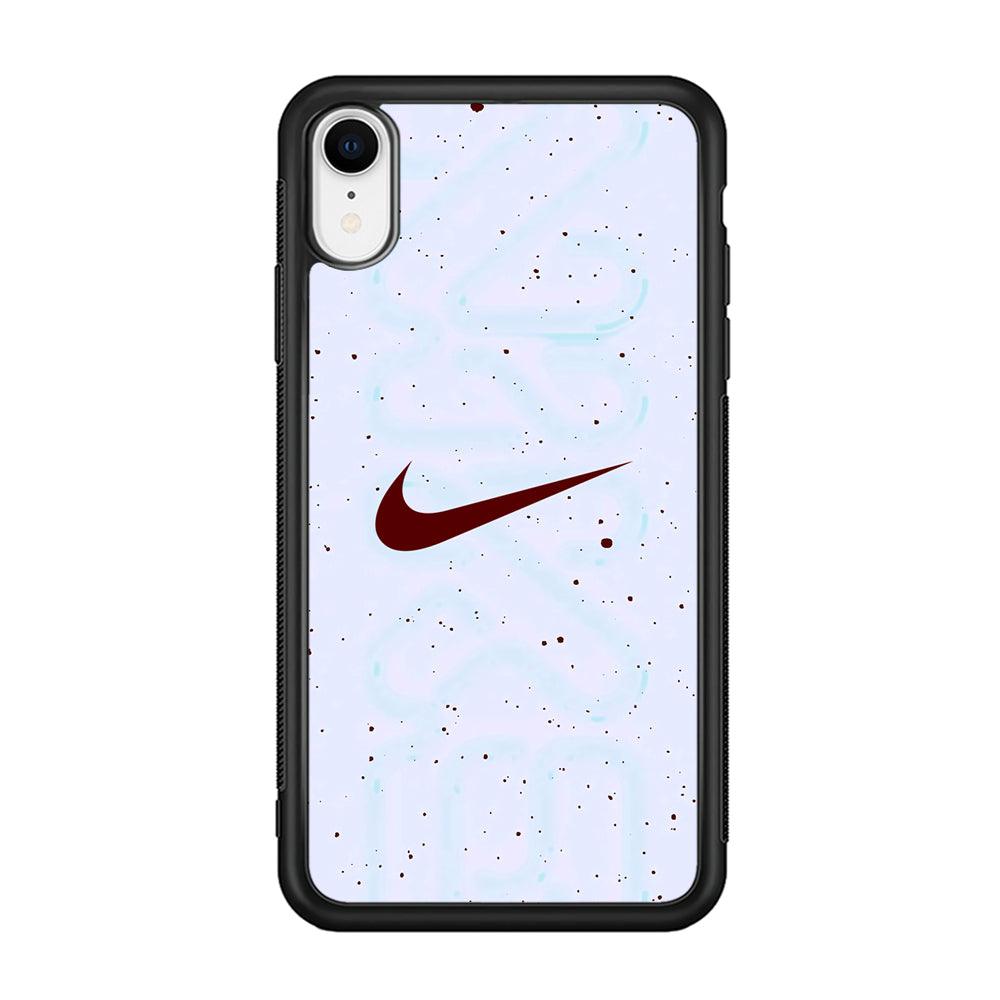 Nike Invisible Shadow iPhone XR Case-Rubber Black (2D Case)-Oxvistore