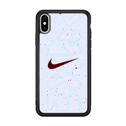 Nike Invisible Shadow iPhone Xs Max Case-Rubber Black (2D Case)-Oxvistore