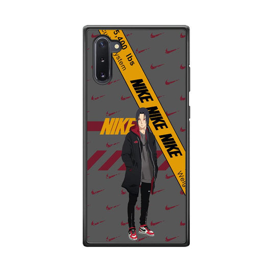 Nike Itachi Casual Suit Samsung Galaxy Note 10 Case-Rubber Black (2D Case)-Oxvistore
