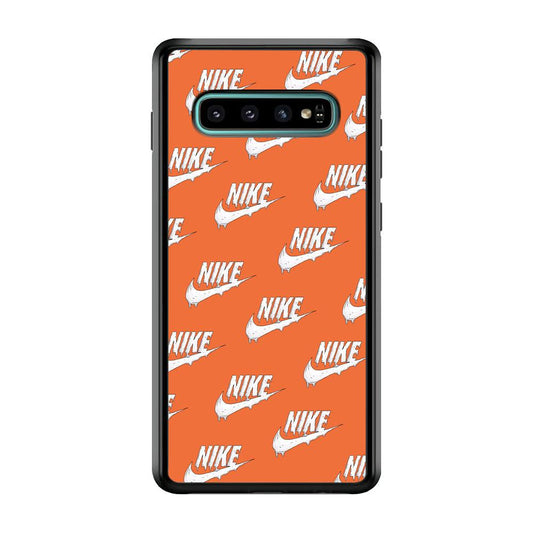 Nike Juice Creamy Orange Samsung Galaxy S10 Case-Oxvistore