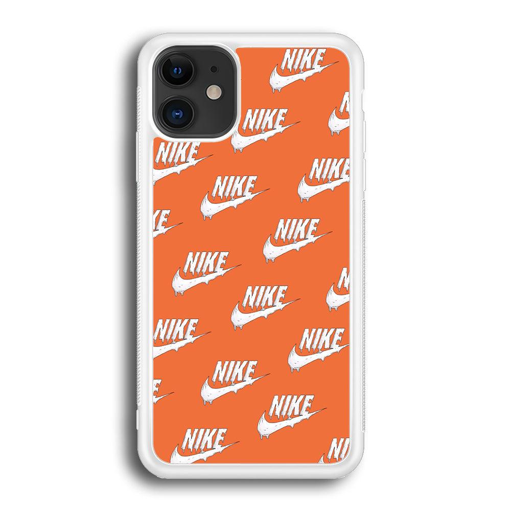 Nike Juice Creamy Orange iPhone 12 Case-Oxvistore