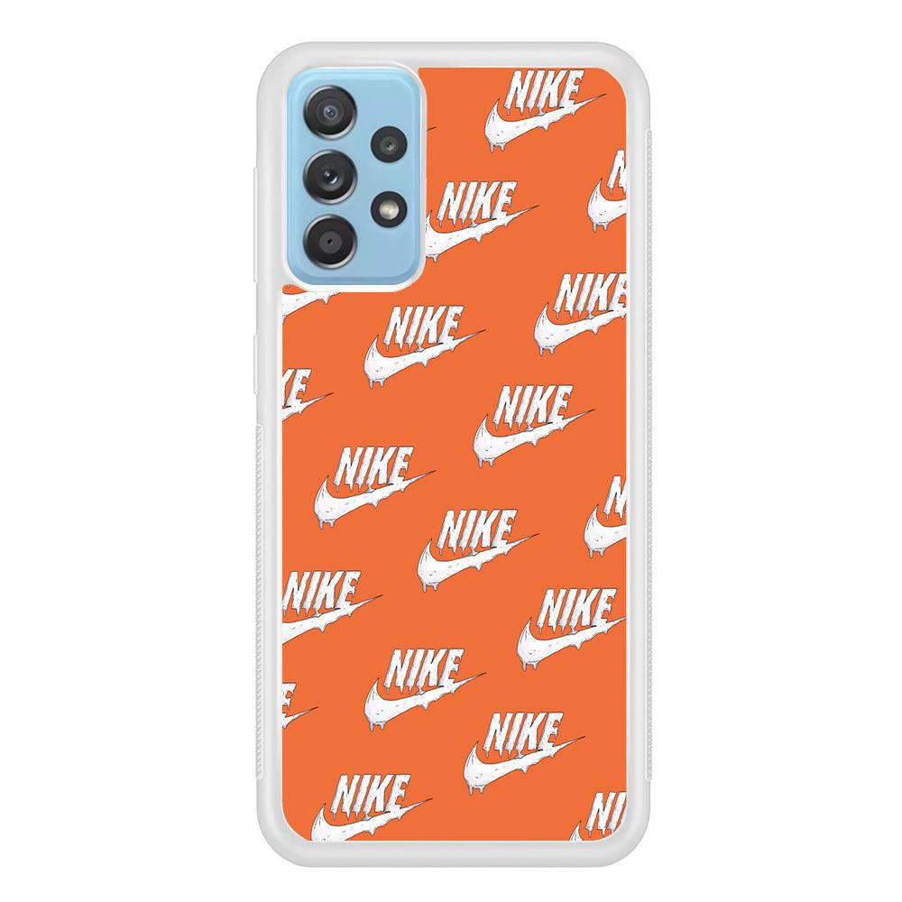 Nike Juice Creamy Orange Samsung Galaxy A52 Case-Oxvistore