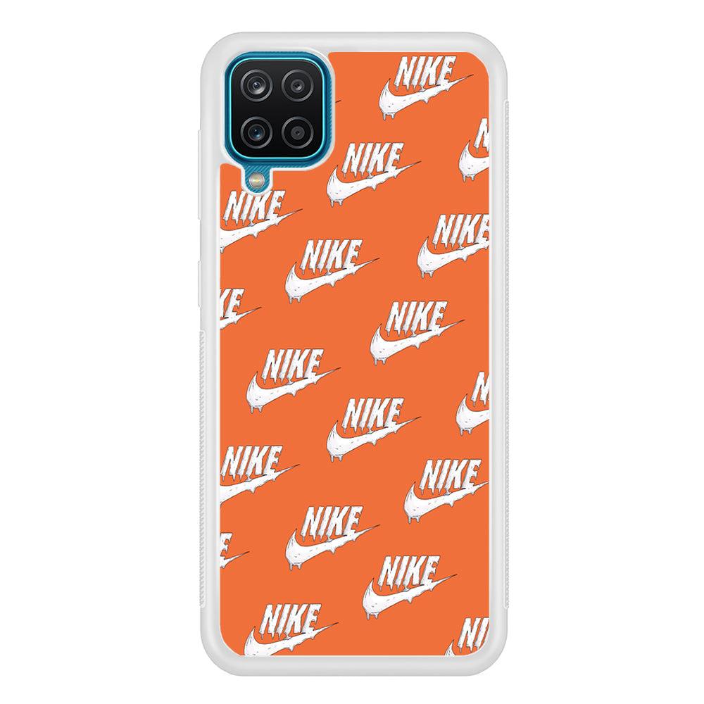 Nike Juice Creamy Orange Samsung Galaxy A12 Case-Oxvistore