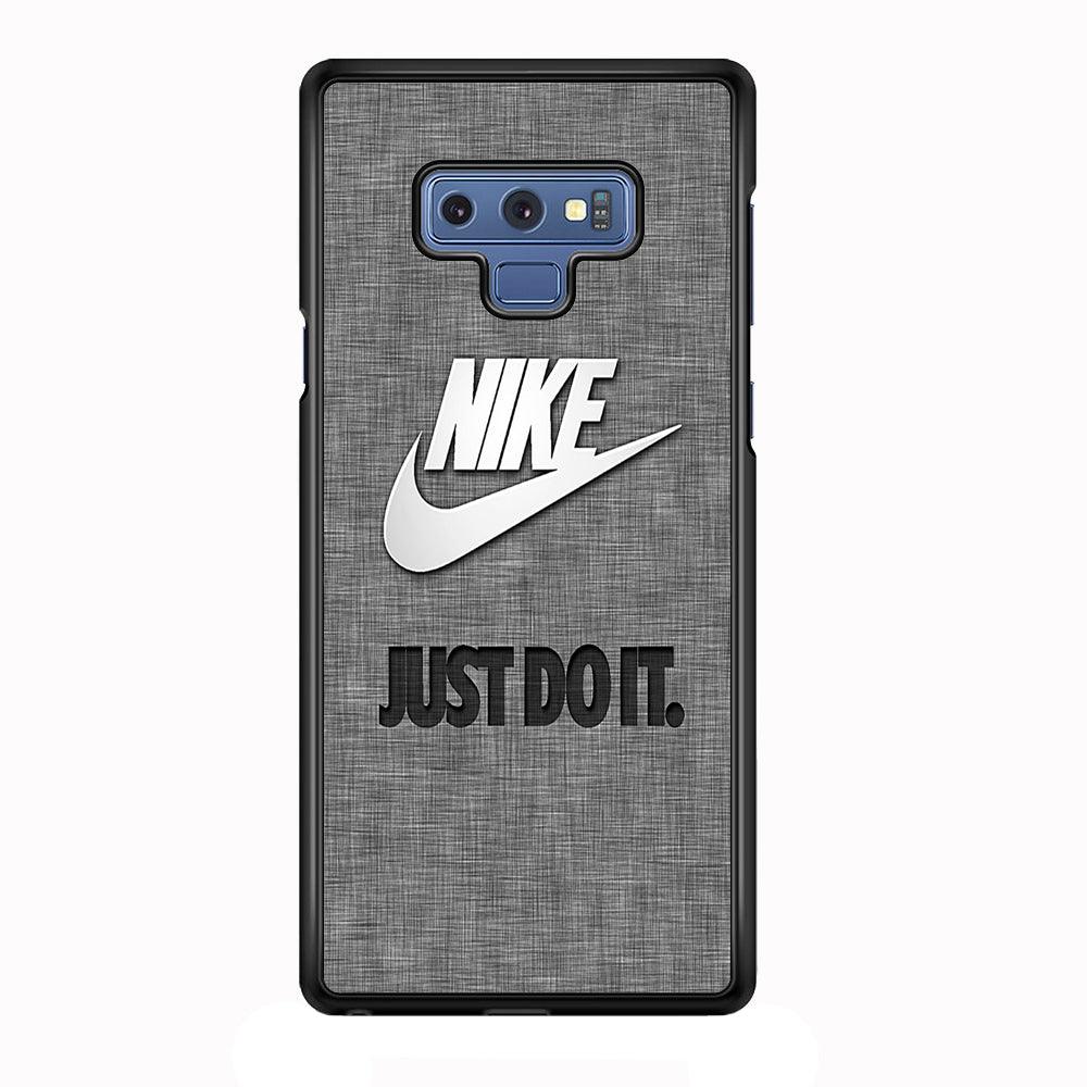 Nike Just Do It Paper Samsung Galaxy Note 9 Case-Rubber Black (2D Case)-Oxvistore