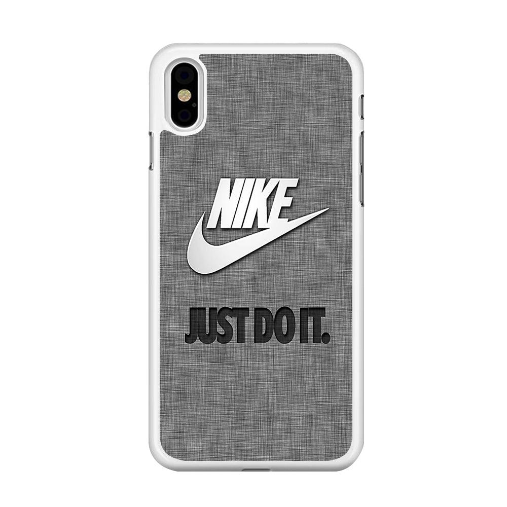 Nike Just Do It Paper iPhone XS Case-Oxvistore