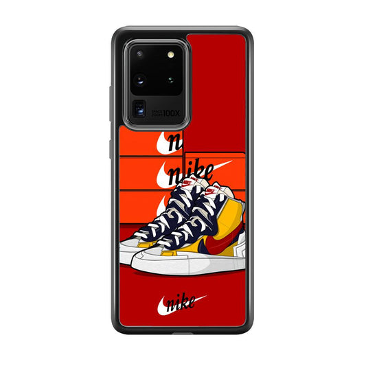 Nike Just for Collection Samsung Galaxy S20 Ultra Case-Rubber Black (2D Case)-Oxvistore