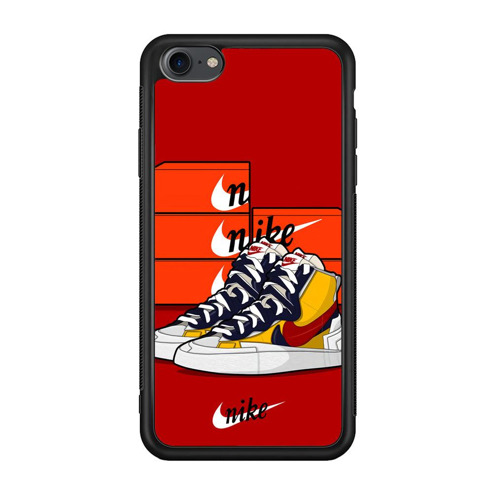 Nike Just for Collection iPhone 7 Case-Rubber Black (2D Case)-Oxvistore