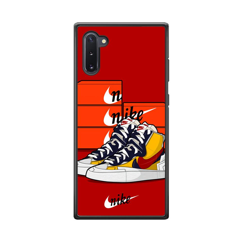 Nike Just for Collection Samsung Galaxy Note 10 Case-Rubber Black (2D Case)-Oxvistore